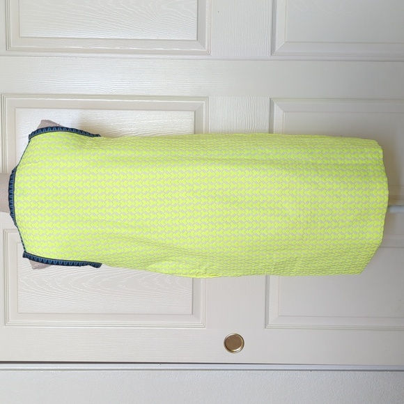 J Crew Neon Arrow Print Shift Dress - Picture 7 of 13